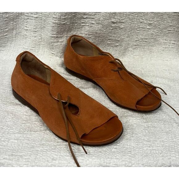 Neosens Women's Rust Suede Shoes Size 6.5 #54279 - Picture 1 of 7